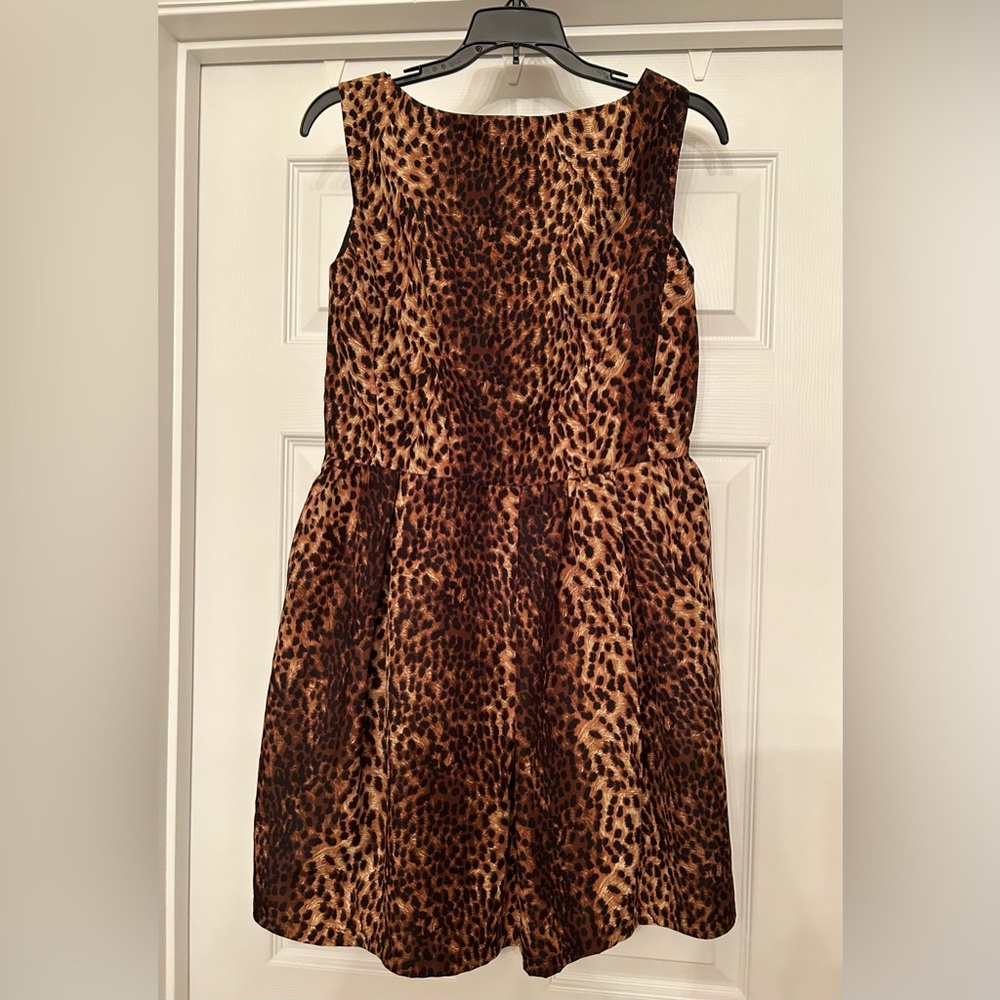 ZARA Woman Cheetah Print Dress Size L - Picture 6 of 6